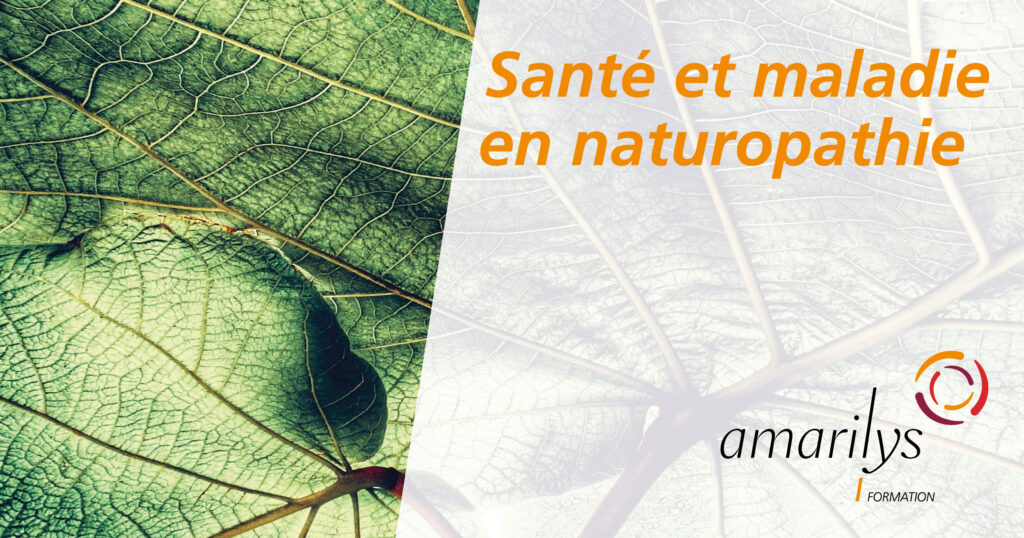 santé et maladie en naturopathie
